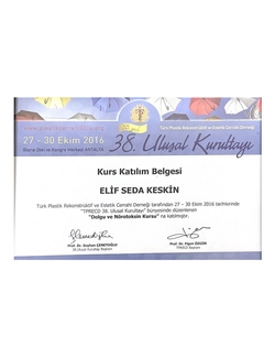 Plastik, Rekonstrüktif ve Estetik Cerrahi | Op. Dr. Elif Seda Keskin